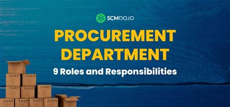 department of procurement services.